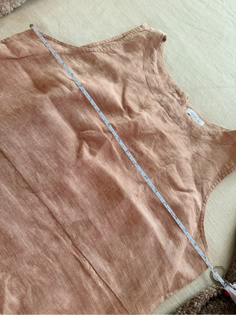 J. Jill Linen Piece in Warm Terracotta - Picture 6 of 7
